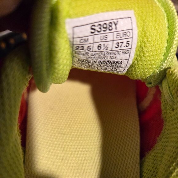 Asics Gel-Sustain TR 2 Running Shoes Womens Size 6.6 Pink Yellow Sneakers S398Y - Picture 3 of 5